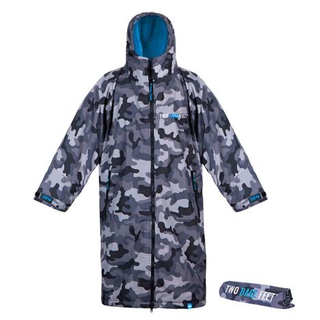 Two Bare Feet Weatherproof Changing Robe & Changing Mat - Grey Camo / Blue £89.99